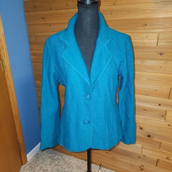 Jane Ashley Wool Blend Coat Size M - Picture 1 of 5